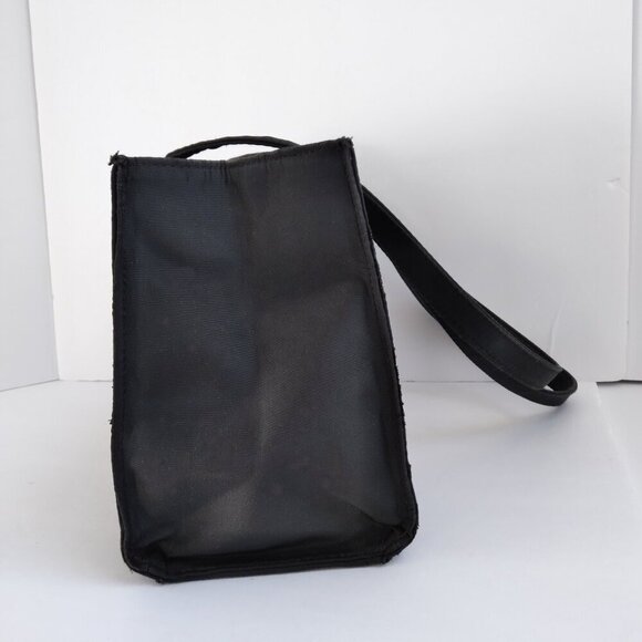 Vintage Holiday Embroidered Snow Couple Under Beaded Palm Tree Shoulder Bag - Picture 5 of 9